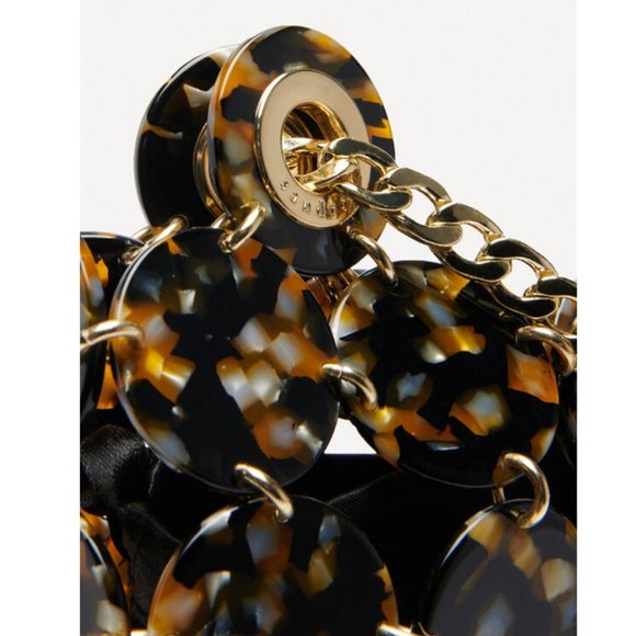 NWT SANDRO "LEOPARD" Pastille bag, large model - Picture 4 of 10